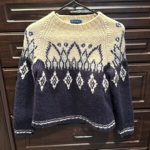Girls XL JCrew 100%wool sweater